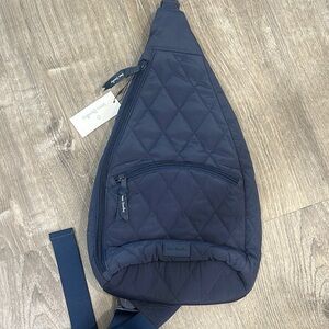Vera Bradley Navy Quilted Belt Bag